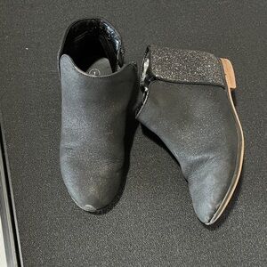 Cat & Jack Black Glitter Kids Boots